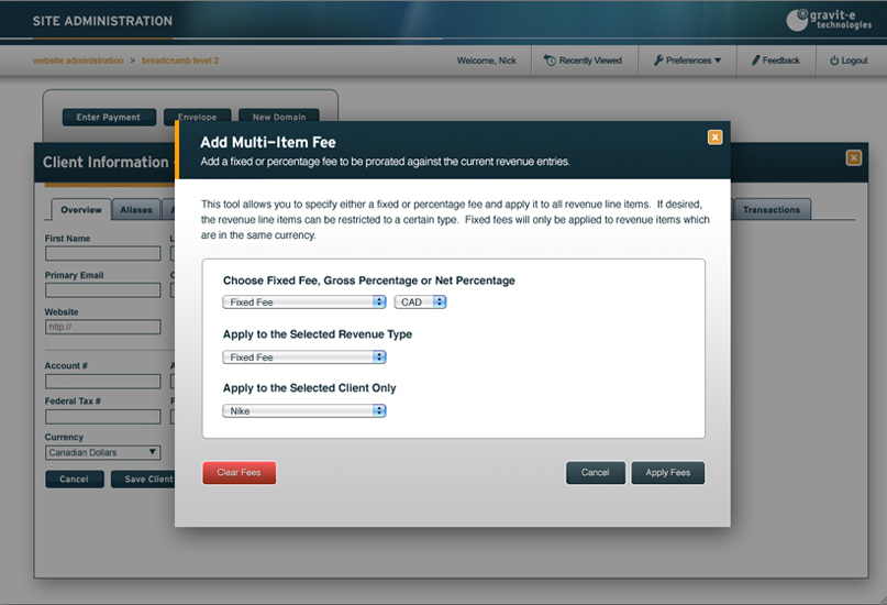 Gravit-E Technologies Custom CMS